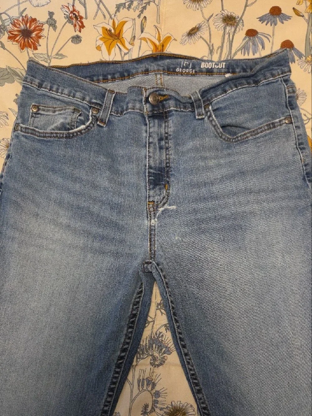 George Light Blue Boot Cut Jeans